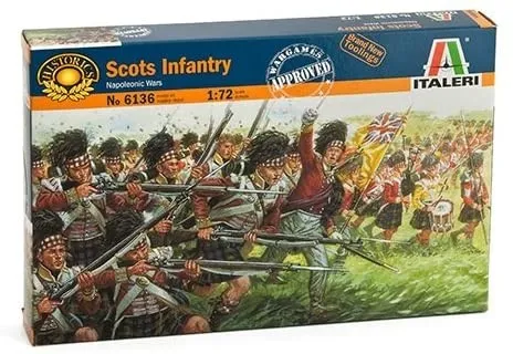 ITALERI, Bemalbare schottische Infanterie, 1/72, ITA6136 von Italeri