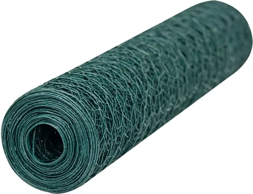 Windhager Kleintiergeflecht für Hochbeet & Volieren, 1 x 10 m - Vielseitiges Kleintiergeflecht für Hochbeete und Volieren. Flexibler Wühlmausschutz und ideal für Gartenprojekte. Robustes, grün ummanteltes Material mit Stahlkern, perfekt für den Außenbereich.