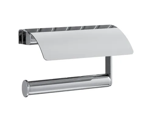 Ideal Standard CONNECT Toilettenpapierhalter mit Deckel - Toilettenpapierhalter mit elegantem Chrom-Finish, ideal für moderne Badezimmer und sorgt für Ordnung und Sauberkeit.