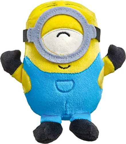 Schmidt Spiele Minions, Stuart lachend, Plüschfigur, 15 cm