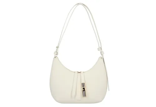 Furla Goccia S Schultertasche creme WB01500-BX3353-PNN00 - Schultertasche aus genarbtem Kalbsleder in elegantem Creme, ideal für stilvolle Auftritte und vielseitige Kombinationsmöglichkeiten.