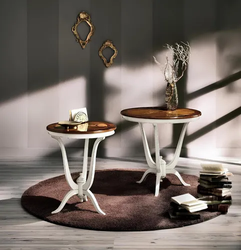 Beistell Tische Wohnzimmer Rund Kaffee Couchtisch Luxus Design Couch Tisch Neu
