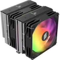 Silentware Titan CPU-Luftkühler - CPU-Kühler mit Dual-Tower Design, 6 Kupfer-Heatpipes und 2x 120mm PWM Lüftern für starke Kühlleistung bis 265W TDP, ideal für Intel und AMD Systeme.