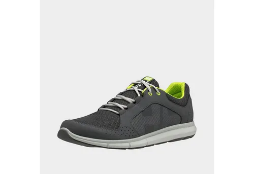Helly Hansen Sneaker Ahiga V4 Hydropower charcoalgrau Herren - Wanderschuhe mit atmungsaktivem Textil und HellyGrip-Gummilaufsohle für besten Halt – ideal für Segeltörns und Outdoor-Aktivitäten.