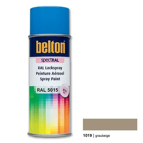 Belton Ral Spray 1019 graubeige 400 ml Sprühdose hochglanz 13,63€/L