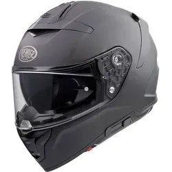 Premier Devil Integralhelm - Matt-Schwarz XL - Motorradhelm mit integriertem Sonnenvisier und Pinlock für klare Sicht, ideal für sicheres Fahren bei jedem Wetter.