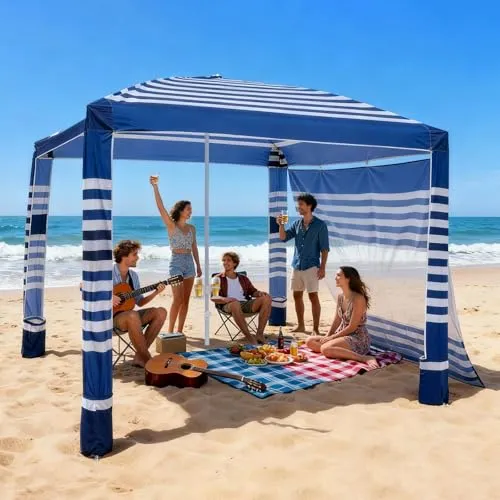 VEVOR Strand-Cabana mit UPF 50+ Sonnenschutz von Vevor