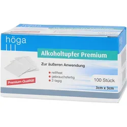 Höga Alkoholtupfer Premium 100 St