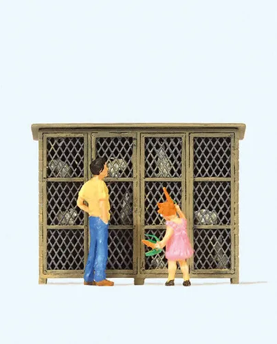 Preiser 28099 H0 Beim Hasenfüttern