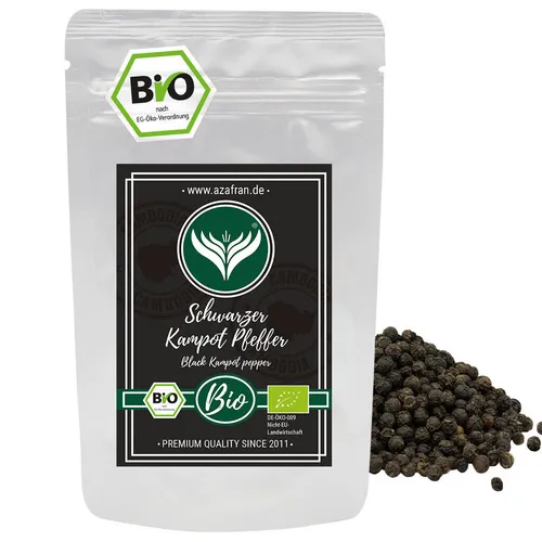 BIO Kampot Pfeffer schwarz ganz 100g