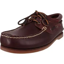 Timberland Herren Halbschuhe CLASSIC BOAT Dunkelbraun - Herren-Halbschuhe aus hochwertigem Glattleder mit atmungsaktivem Futter und rutschhemmender Sohle für optimalen Tragekomfort und eleganten Look.