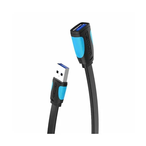 Vention USB3.0 Male to Female Extension Cable FLAT 3m Black