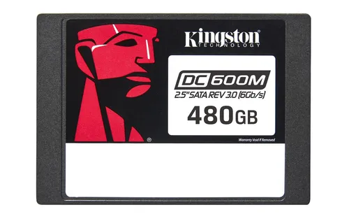 Kingston DC600M SSD 2.5 - 480GB Enterprise SATA SSD, optimiert für Rechenzentren mit Stromausfallschutz und hoher IOPS-Konsistenz