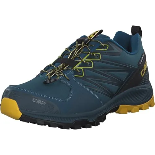 CMP Atik WP Fast Hiking Shoes 42 - Wasserdichte Herren Laufschuhe - Laufschuhe für Herren, ideal für Speed Hiking. Wasserdicht mit CLIMAPROTECT-Membran und hervorragender Traktion durch CMP FullOn Grip Gummisohle.