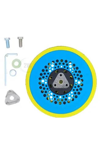 2W Air Schleifteller d 150mm Medium Multi-Loch - Vielseitiger Schleifteller mit Multilochung für optimale Staubabsaugung. Ideal für verschiedene Exzenter-Maschinen. Robuste Oberfläche und weiche Kanten sorgen für ein sauberes Ergebnis.