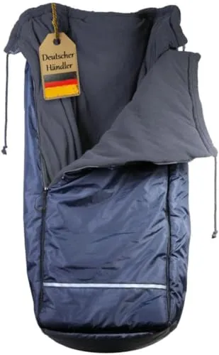 FabaCare Schlupfsack für Rollstuhlfahrer, Thermo-Schlupfsack, Rollstuhldecke, Beinschutzdecke, Kniedecke für Rollstuhl, Größe: M