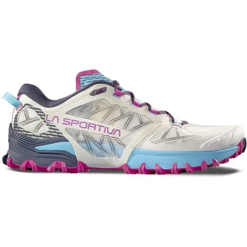 La Sportiva Bushido III Damen Traillaufschuhe - Grau - Größe 38 - Laufschuhe für Damen, ideal für anspruchsvolle Trails, mit hervorragendem Grip und Stabilität für ein sicheres Laufgefühl.