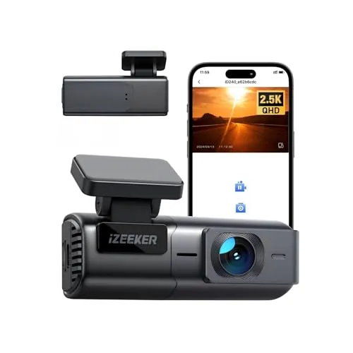 iZEEKER 2,5K Dashcam mit WiFi und Nachtsicht