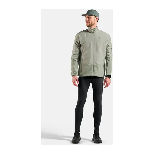 Odlo Herren Essential Warm Tights schwarz - Optimaler Komfort für Winterläufe - Laufbekleidung mit Power Stretch Bushed Material, interner Schlüsseltasche, Handytasche und reflektierenden Details für Sicherheit und Komfort bei jedem Lauf.