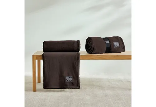 s.Oliver Kuschelsoft Decke 150x200 cm in braun von s.Oliver