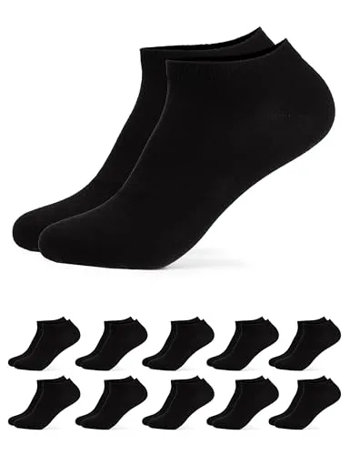 Occulto Damen & Herren Sneaker Socken (Modell: Manu) Blk 38-39