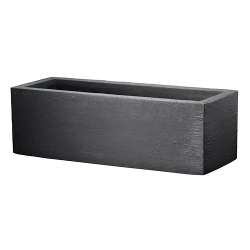 Kölle Pflanzkasten 'Kubus' anthrazit, ca. 80 x 30 x H 27 cm