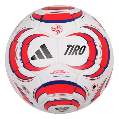 Adidas Tiro League J290 - Weißer Fußball für Kinder - Entdecke den Adidas Tiro League J290, der jungen Spielern ein authentisches Erlebnis bietet. Strapazierfähige TPU-Konstruktion und geringes Gewicht machen ihn ideal für Training und Spiele.