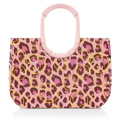 reisenthel loopshopper L smiley leo blush – Praktische und stilvolle Tasche mit vielen Fächern - Der loopshopper L von reisenthel vereint modernes Design mit Funktionalität. Er bietet viel Stauraum und praktische Außentaschen für Wertgegenstände. Ideal für Freizeit und Einkäufe, gefertigt aus recycelten Materialien.