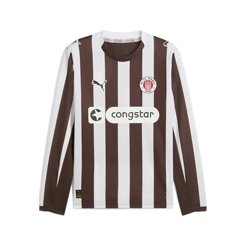 Puma FC St. Pauli Heimtrikot LS 3XL - FC St. Pauli Heimtrikot 25/26, nachhaltig aus 95 % Recyclingmaterial, atmungsaktiv dank dryCELL-Technologie für optimalen Tragekomfort und Unterstützung des Vereins.