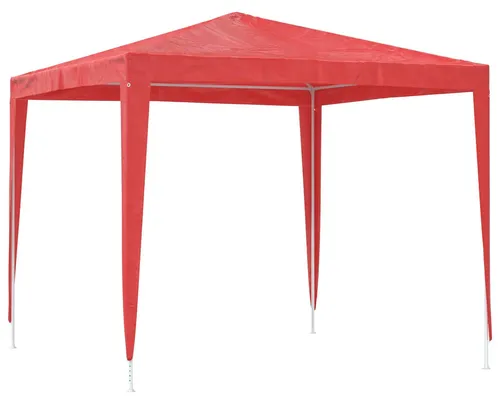 vidaXL Party-Zelt 250x250 cm in Rot – Ideal für Outdoor-Events - Das stilvolle Party-Zelt aus PE und Stahl bietet Schutz für Ihre Gäste bei Feiern im Freien. Es lässt sich schnell auf- und abbauen und ist perfekt für Gartenpartys, Hochzeiten oder Familientreffen.