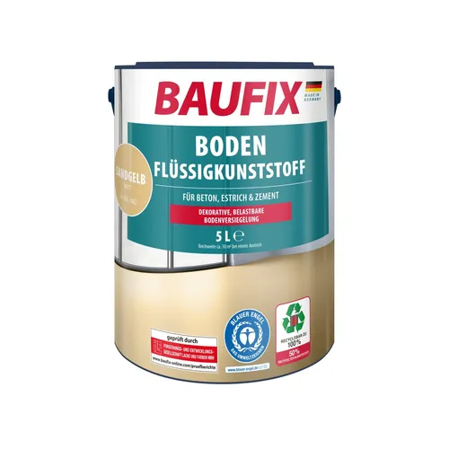 BAUFIX Boden-Flüssigkunststoff, 5 Liter (sandgelb)