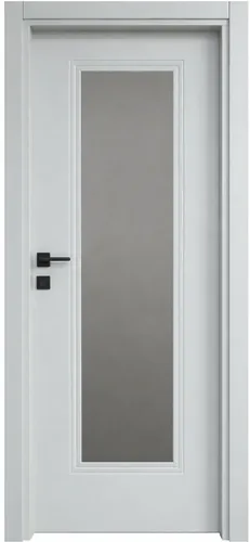 Weiße Innentür aus Holz mit Milchglas – Moderne PVC-Tür - Hochwertige Innentür mit Milchglas für elegante Räume. Breite: 90 cm, Höhe: 200 cm. Ideal für Küche, Wohnzimmer und mehr. Inklusive Anleitung für einfache Montage.