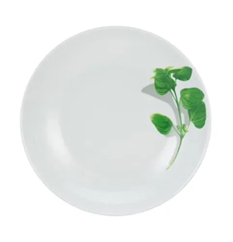 CreaTable - EUROPA KRÄUTER - Multifunktionsteller BASILIKUM 26 cm aus Porzellan