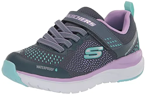 Skechers 302393L Sneaker grau 35 EU - Stylische Sneaker in Größe 35 EU, aus hochwertigem Synthetik mit bequemem Schnürverschluss und runder Schuhspitze – ideal für den Alltag!