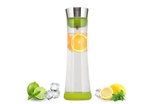 bremermann Karaffe CAROLA mit Silikonfuß - zerlegbarer Deckel - 1 Liter