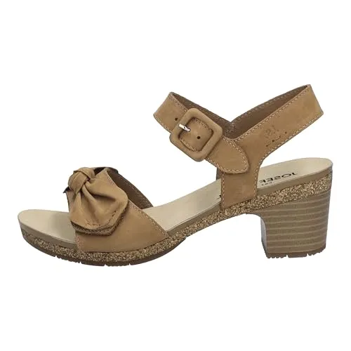 JOSEF SEIBEL Grace 11 Sandale für Damen in Braun - Wanderschuhe mit außergewöhnlichem Tragegefühl dank Strobel Machart, die Stabilität und Langlebigkeit bietet. Ideal für Freizeit und Sommermode, mit praktischem Klettverschluss für perfekte Anpassung.
