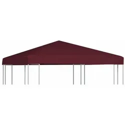 vidaXL Pavillondach 310 g/m² 3x3 m Weinrot in lila von vidaXL