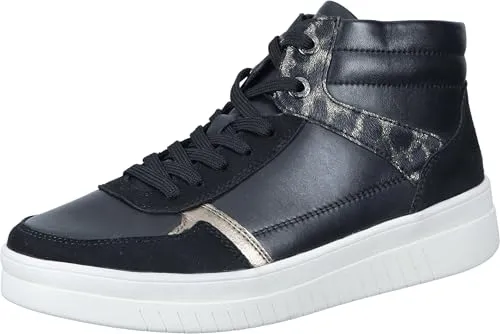 Remonte Damen D0J71 Kurzstiefel - Schwarz, 38 EU - Wanderschuhe aus echtem Leder mit Lite n Soft Technologie und herausnehmbarer Einlegesohle für optimalen Komfort beim Wandern.