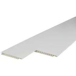 Kunststoffpaneel Duropan Uni Weiß 2700 x 105 mm