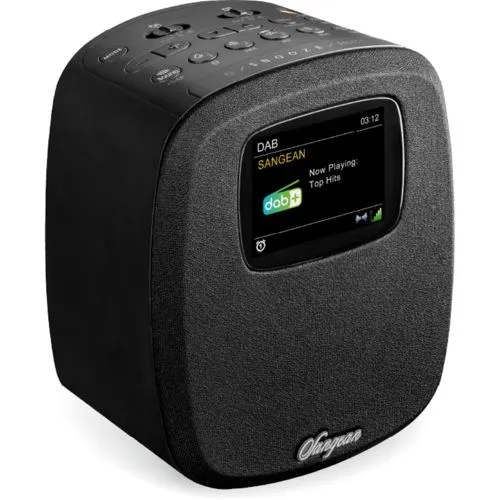 Sangean DCR-83 Tischradio DAB+ mit Bluetooth - Radios mit DAB+ und UKW, bietet Bluetooth und USB Akku-Ladefunktion für kabellosen Musikgenuss und Weckfunktion.