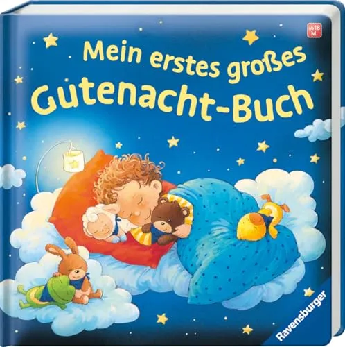 Produktbild Mein erstes großes Gutenacht-Buch: Gutenachtgeschichten für Kinder ab 1 Jahr