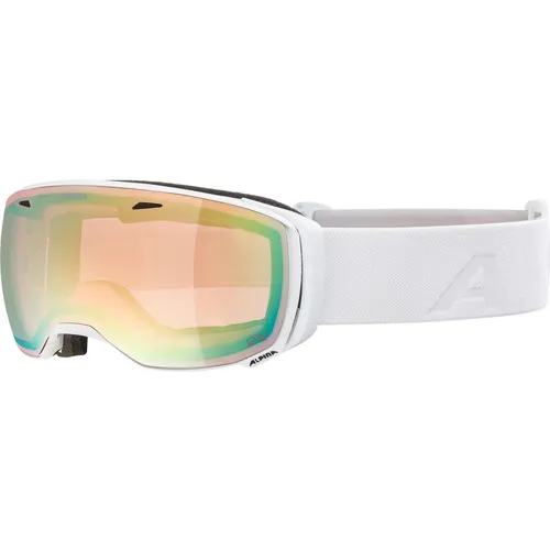 ALPINA ESTETICA QV - Verspiegelte Selbsttönende OTG Skibrille - Skibrille mit 100% UV-Schutz, Quattroflex-Technologie für bessere Kontraste und Varioflex für optimale Tönung bei wechselnden Lichtverhältnissen.