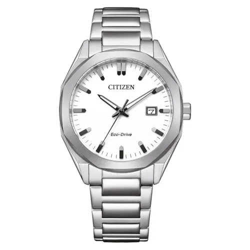 Citizen Sport BM7620-83A - Unisex Armbanduhr - Uhren: Citizen Sport BM7620-83A mit Eco-Drive Lichtantrieb, 10 bar wasserdicht und stilvollem Edelstahl-Design für jeden Anlass.