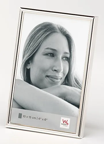 Chloe Fotorahmen 18x24 cm Silber - Eleganter Bilderrahmen aus Metall für 18x24 cm Fotos, ideal zum Stellen oder Aufhängen, bringt Ihre Erinnerungen stilvoll zur Geltung.