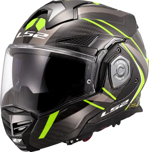 LS2 ADVANT X CARBON FUTURE II Gloss H-V Yellow in gelb von LS2