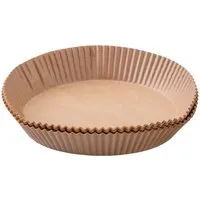 Fackelmann Backpapier für Heißluftfritteuse, rund, 20cm, 50 Stk. 42687