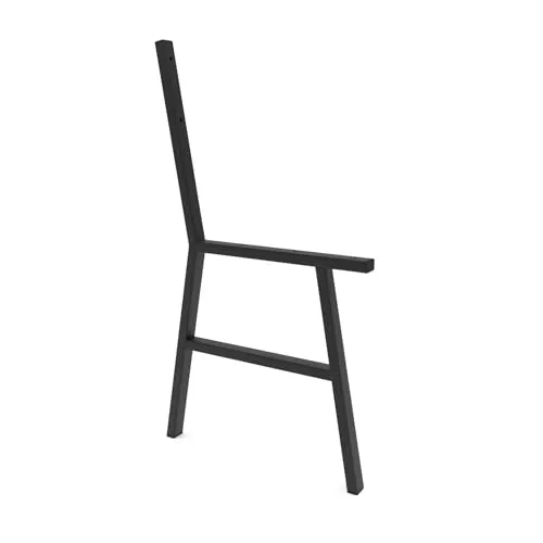 HEVVA Bankgestell für DIY Sitzbank, Stuhl und Esstisch - Robustes Metallgestell in Schwarz, ideal für individuelle Sitzbankprojekte mit einer Tragfähigkeit von bis zu 100 kg pro Bein.