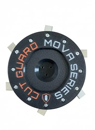 Messerscheibe kompatibel mit Mova 600, 1000 mit Schutz inkl. 6 Klingen – Mähroboter Mähteller & Messerteller, blockiert nicht durch Gras, langlebig & sicher