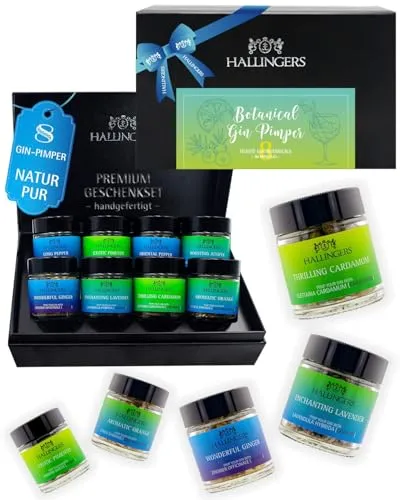 Hallingers Genuss Manufaktur Gin Botanicals Geschenkset