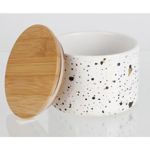 BURI Dolomit Vorratsdosen 0,4L Deckel Gefäß Boxen Behälter Aufbewahrung Kekse